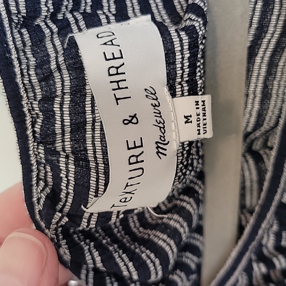 Madewell Texture & Thread Peasant Top Striped - Picture 6 of 8